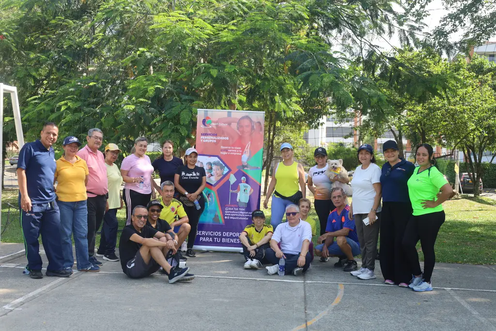 Evento deportivo en el parque